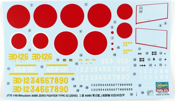 1/48 MitsubishiI A6M5 Zero Fighter Type 52 (Zuhio) Yeni Kalıp Savaş Uçağı Maketi, Hasegawa 19170 - Görsel 4