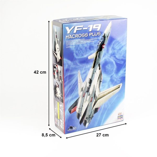 1/48 YF-19 Macross Plus Macross-Robotech TV Serisi Bilim Kurgu Maketi, Hasegawa 65651 - Görsel 5