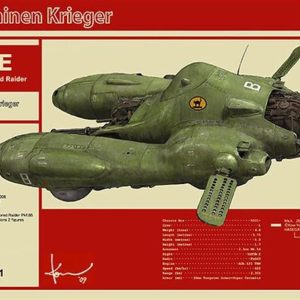 1/20 Antigravity Armored Raider Bilim Kurgu Maketi, Hasegawa 64001