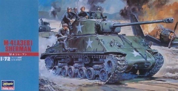 1/72 M4 (A3E8) Sherman Tankı Maketi, Hasegawa 31115