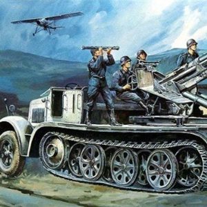 1/72 8 Ton Yarı Paletli 37mm Uçaksavar Maketi, Hasegawa 31118