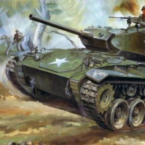 1/72 M24 Chaffee Light Tankı Maketi, Hasegawa 31119