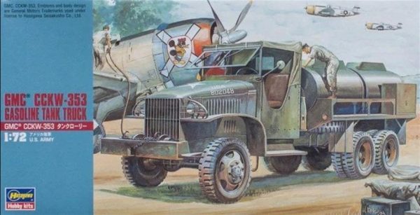 1/72 GMC CCKW-353 Benzin Tanklı Kamyon Maketi, Hasegawa 31121