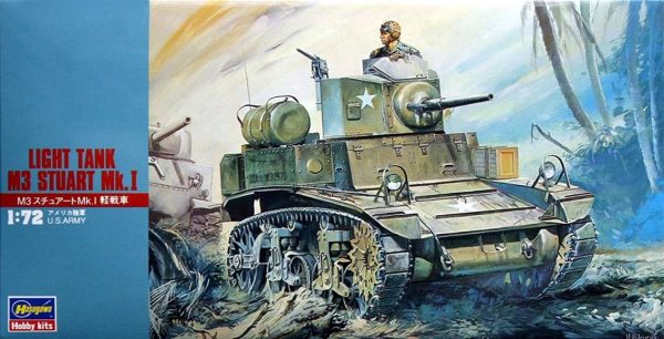 1/72 M3 Stuart Mk.I Hafif Tankı Maketi, Hasegawa 31103