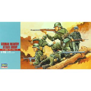 1/72 Alman Piyadesi Hücum Timi Figür Maketi, Hasegawa 31130
