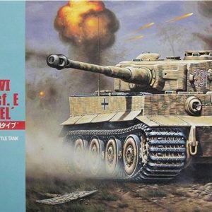 1/72 Pz.Kpfw VI Tiger I Ausf. E (Late Model) Tank Maketi, Hasegawa 31136