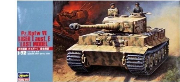 1/72 Pz.Kpfw VI Tiger I Ausf. E (Last Model) Tank Maketi, Hasegawa 31139