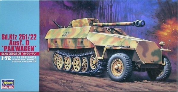 1/72 Sd.Kfz 251/22 Ausf.D (Pakwagen) Personel Taşıyıcı Maketi, Hasegawa 31145
