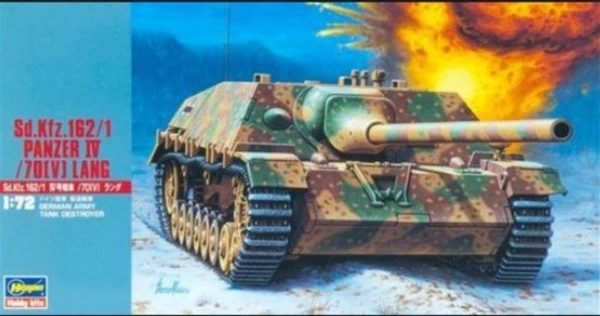 1/72 Sd.Kfz 162/1 Panzer IV/70V Lang Tank Maketi, Hasegawa 31150