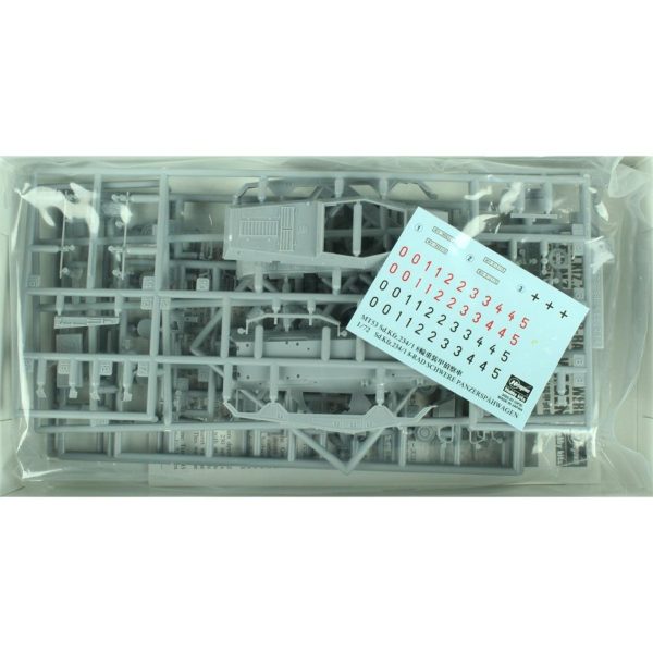 1/72 Sd.Kfz.234/1 Zırhlı Devriye Aracı Maketi, Hasegawa 31153 - Görsel 2