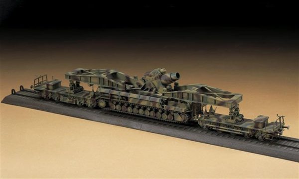 1/72 60cm Mörser Karl 040 Production Type Demiryolu Zırhlısı Maketi, Hasegawa 31157 - Görsel 3