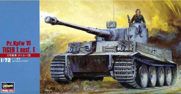 1/72 Pz.Kpfw VI Tiger Ausf.E Tankı Maketi, Hasegawa 31108
