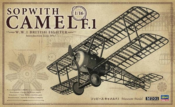 1/16 Sopwith Camel F.1 Uçak Maketi, Hasegawa 50031