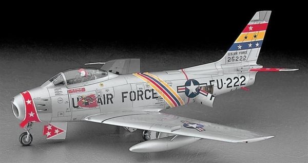 1/48 F-86F-30 Sabre U.S. Air Force Savaş Uçağı Maketi, Hasegawa 07213 - Görsel 2