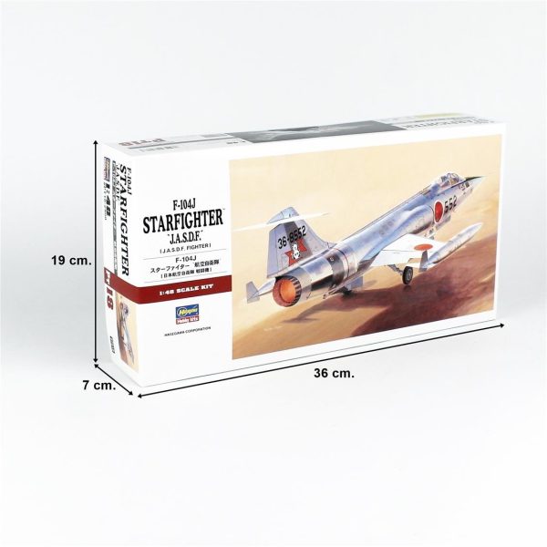 1/48 F-104J Starfighter (JASDF) Savaş Uçağı Maketi, Hasegawa 07218 - Görsel 5