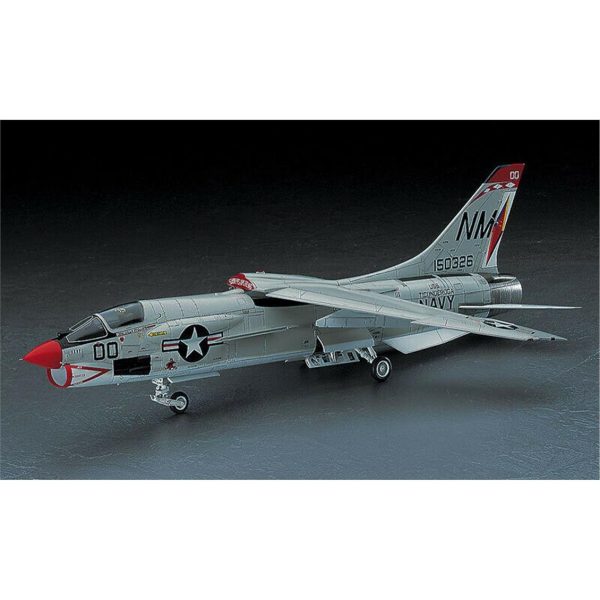 1/48 F-8E Crusader Savaş Uçağı Maketi, Hasegawa 07225 - Görsel 2
