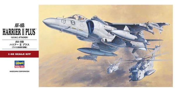 1/48 AV-8B Harrier II Plus Savaş Uçağı Maketi, Hasegawa 07228