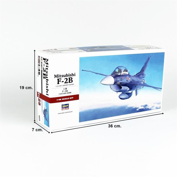 1/48 Mitsubishi F-2B Savaş Uçağı Maketi, Hasegawa 07229 - Görsel 5