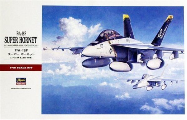 1/48 F/A-18F Super Hornet Savaş Uçağı Maketi, Hasegawa 07238