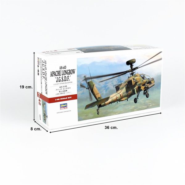 1/48 AH-64D Apache Longbow (JGSDF) Askeri Helikopter Maketi, Hasegawa 07242 - Görsel 5