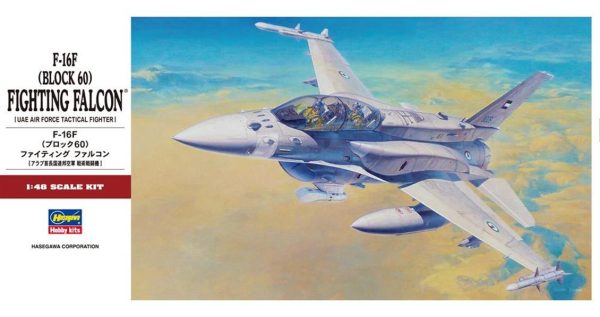 1/48 F-16F (Block 60) Fighting Falcon Savaş Uçağı Maketi, Hasegawa 07244
