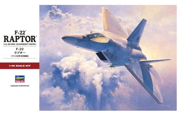 1/48 F-22 Raptor Savaş Uçağı Maketi, Hasegawa 07245
