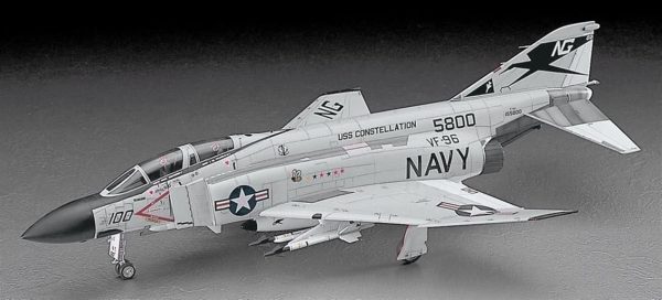 1/48 F-4J Phantom II (with One Piece Canopy) Savaş Uçağı Maketi, Hasegawa 07206 - Görsel 2