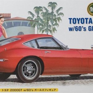 1/24 Toyota 2000GT Manken Figürlü Araba Maketi, Hasegawa 52166