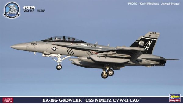 1/72 EA-18G Growler (USS Nimitz CVW-11 CAG) Savaş Uçağı Maketi, Hasegawa 52169
