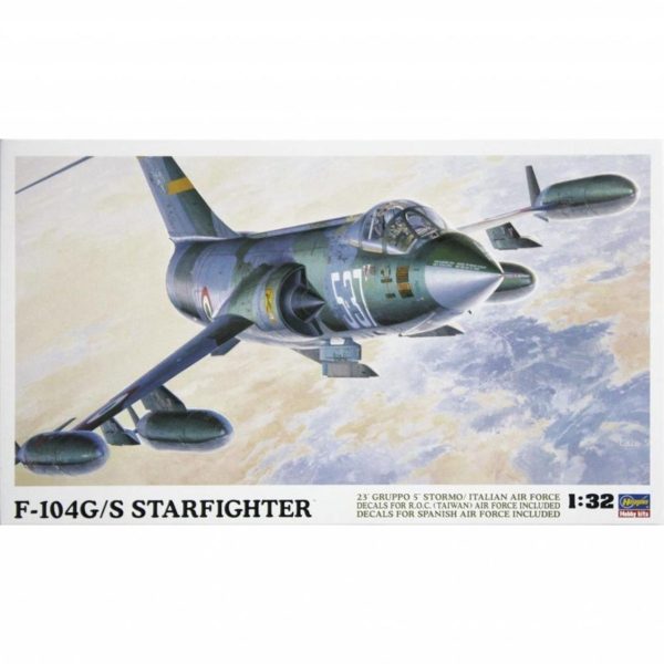 1/32 F-104G/S (World Starfıghter) Savaş Uçağı Maketi, Hasegawa 08061
