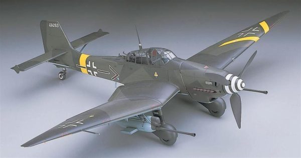 1/32 Junkers Ju87G Stuka (Kanonenvogel) Savaş Uçağı Maketi, Hasegawa 08075