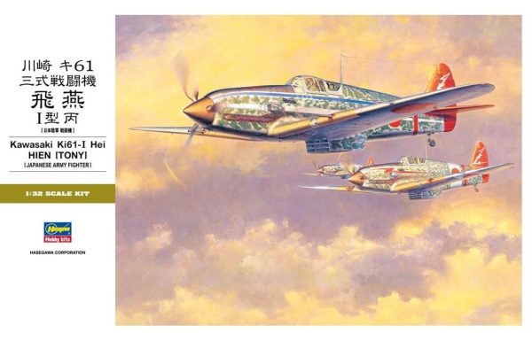 1/32 Kawasaki Ki61-I Hei Hien (Tony) Savaş Uçağı Maketi, Hasegawa 08078