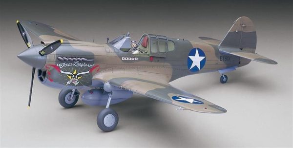 1/32 P-40E Warhawk Savaş Uçağı Maketi, Hasegawa 08879 - Görsel 2