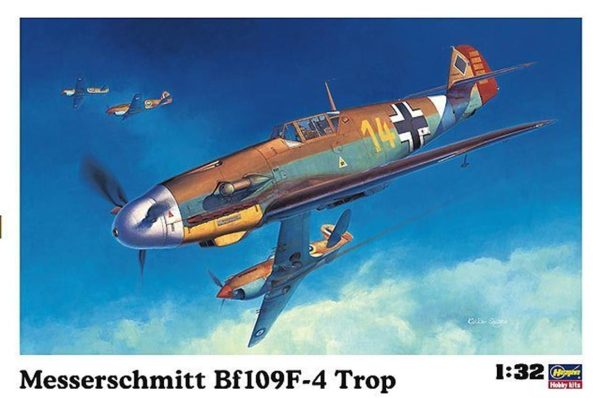 1/32 Messerschmitt Bf109F-4 Trop Savaş Uçağı Maketi, Hasegawa 08881