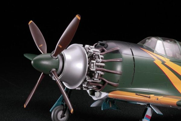 1/32 Mitsubishi J2M3 Raiden (Jack) Type 21 Savaş Uçağı Maketi, Hasegawa 08882 - Görsel 4