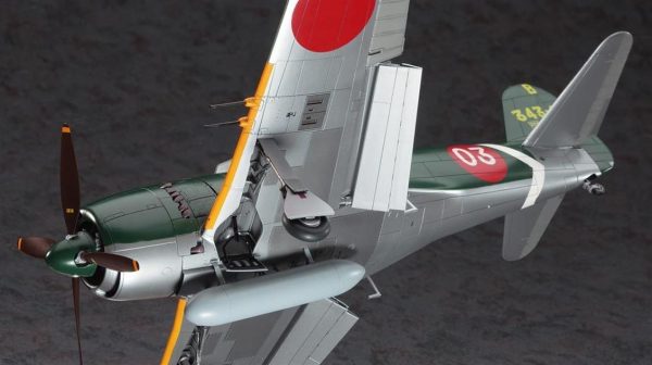 1/32 Kawanishi N1K2-J Shidenkai (George) Savaş Uçağı Maketi, Hasegawa 08883 - Görsel 4