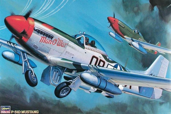 1/32 P-51D Mustang Savaş Uçağı Maketi, Hasegawa 08055