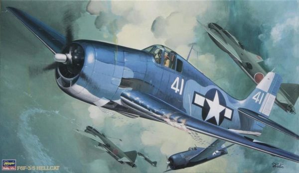 1/32 F6F-3/5 Hellcat Savaş Uçağı Maketi, Hasegawa 08057
