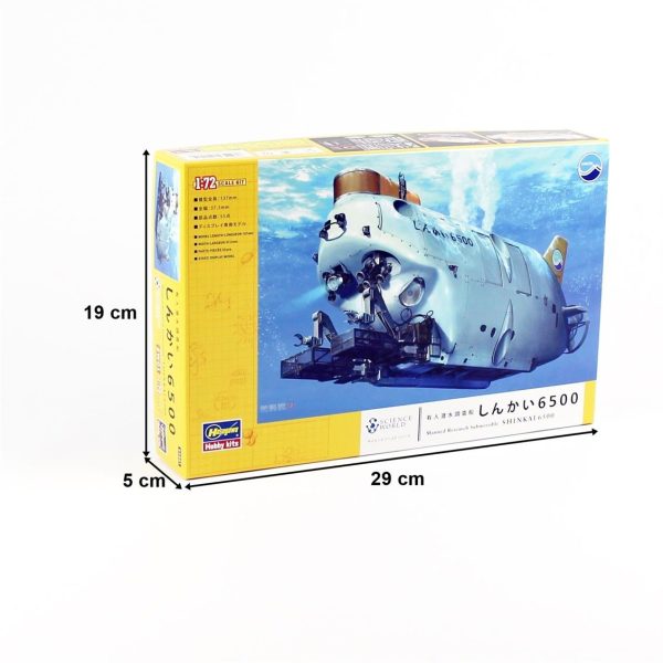 1/72 Shinkai 6500 İnsanlı Araştırma Denizaltısı Maketi, Hasegawa 54001 - Görsel 5