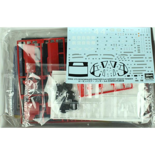 1/72 Panther 6x6 Havaalanı İtfaiye Aracı Maketi, Hasegawa 54005 - Görsel 2