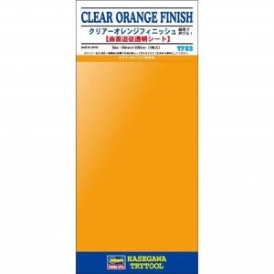 Şeffaf Turuncu Kaplama 90x200mm, Hasegawa TF23 71823