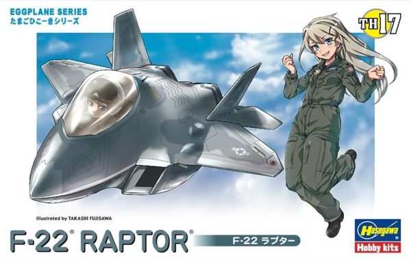 F-22 Raptor Savaş Uçağı (Eggplane Serisi) Maketi, Hasegawa 60127