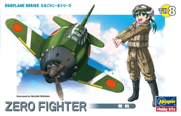 Zero Fighter Savaş Uçağı (Eggplane Serisi) Maketi, Hasegawa 60118