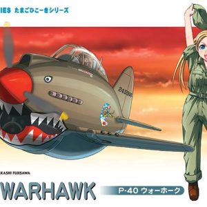 P-40 Warhawk Savaş Uçağı (Eggplane Serisi) Maketi, Hasegawa 60119