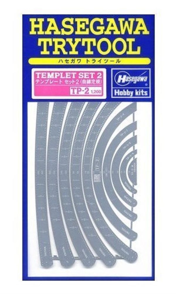 Şablon Seti, Eğimli Hatlar İçin, Hasegawa TP2 71102