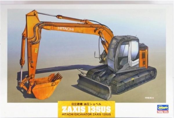 1/35 Hitachi ZAXIS135US Ekskavatör Maketi, Hasegawa 66001