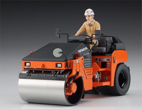 1/35 Hitachi ZC50C-5 Titreşimli Kombine Silindir Maketi, Hasegawa 66002 - Görsel 2