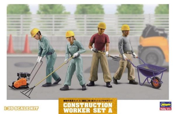 1/35 İnşaat İşçileri Figür-A Maketi, Hasegawa 66003