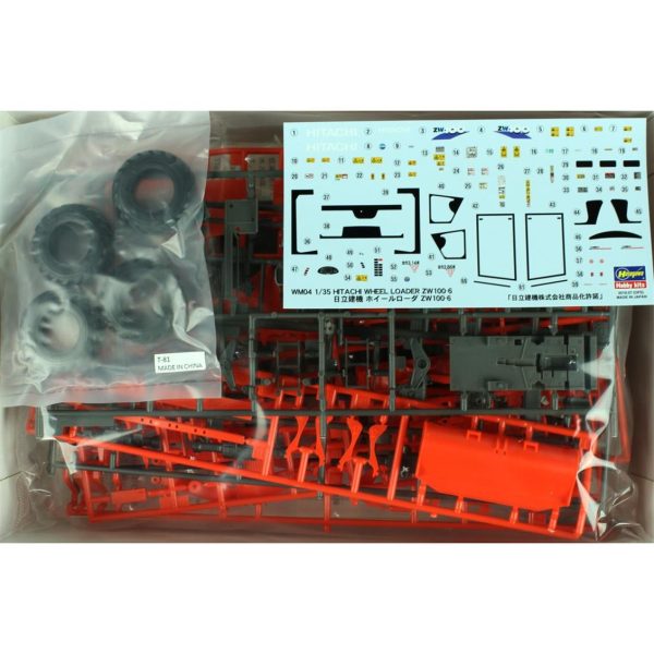 1/35 Hitachi ZW100-6 Tekerlekli Loader Maketi, Hasegawa 66004 - Görsel 2