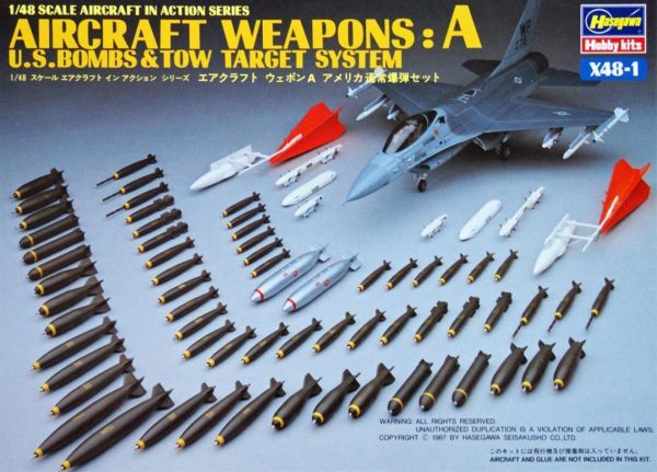 1/48 Savaş Uçağı Silahları-A Maketi, Hasegawa X48-1 36001